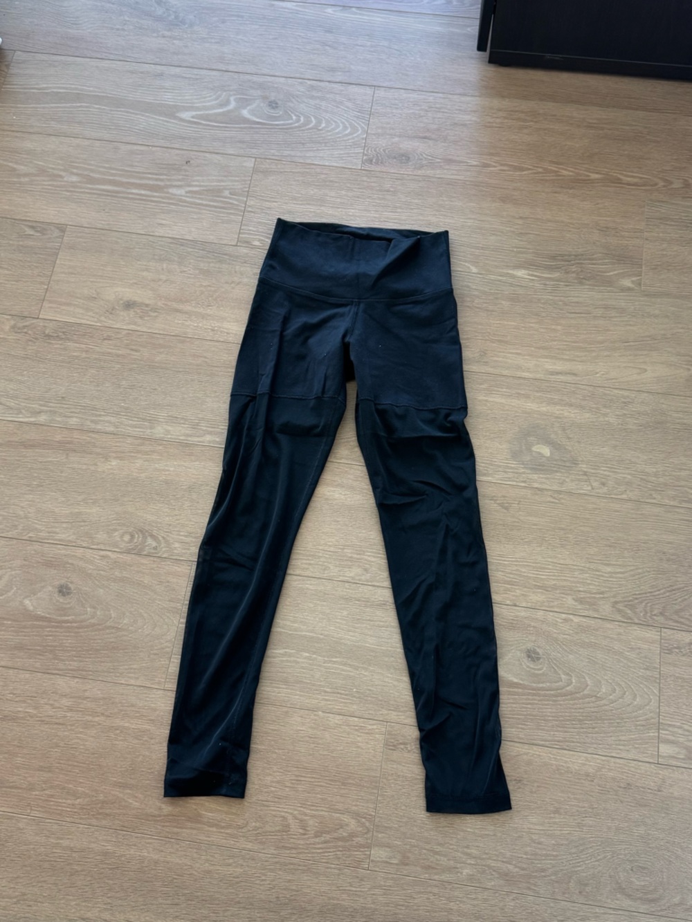 TNA Black Mesh High-Rise Leggings